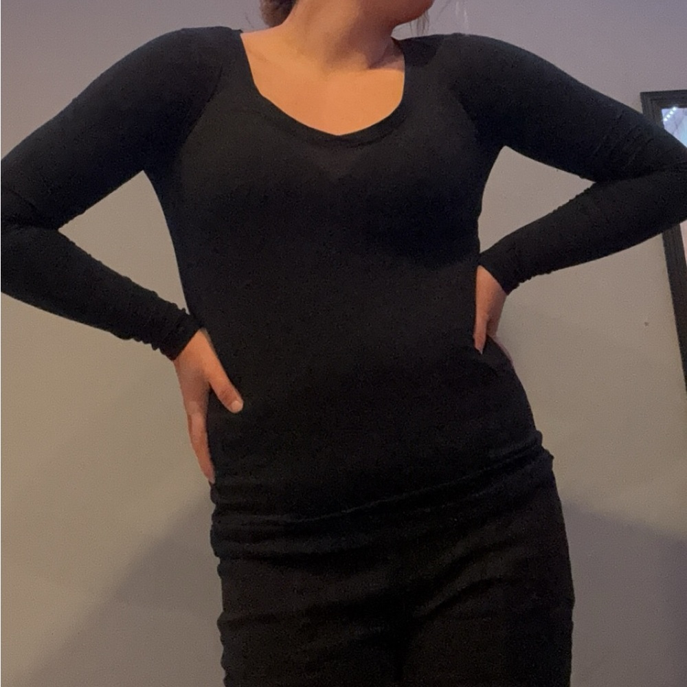 Black long sleeve shirt